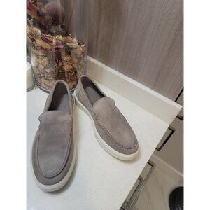 Boggi Milano Stratus Loafers Gray Suede Shoes Mens US 10 EU 44 Business Casual